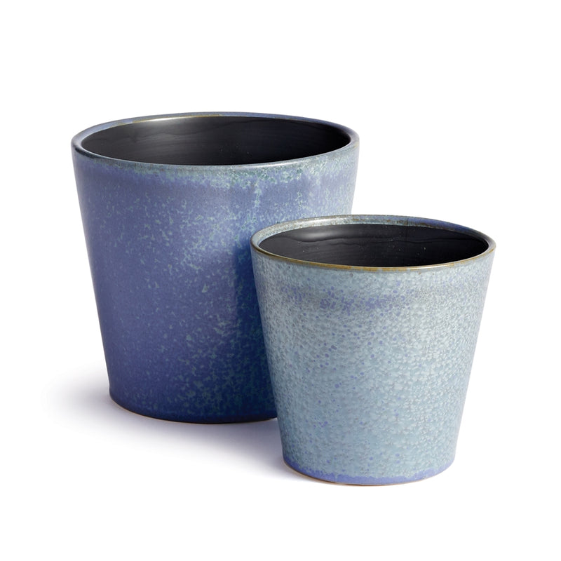 Napa Home Garden, NATALIA POTS ,SET OF 2 BLUE,yg405bll