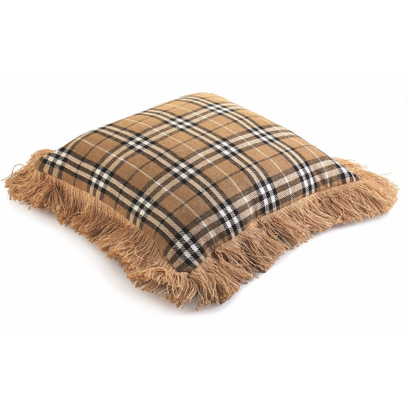 NAPA Home & Garden, HERRINGBONE BURLAP & PLAID PILLOW,Z1128CB