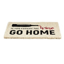 If You Forget the Wine Woven Back Coir Mat