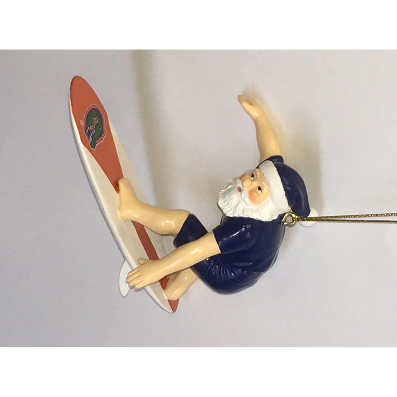 Resin Surfin Santa Ornament, University of Florida,z3ot939ss