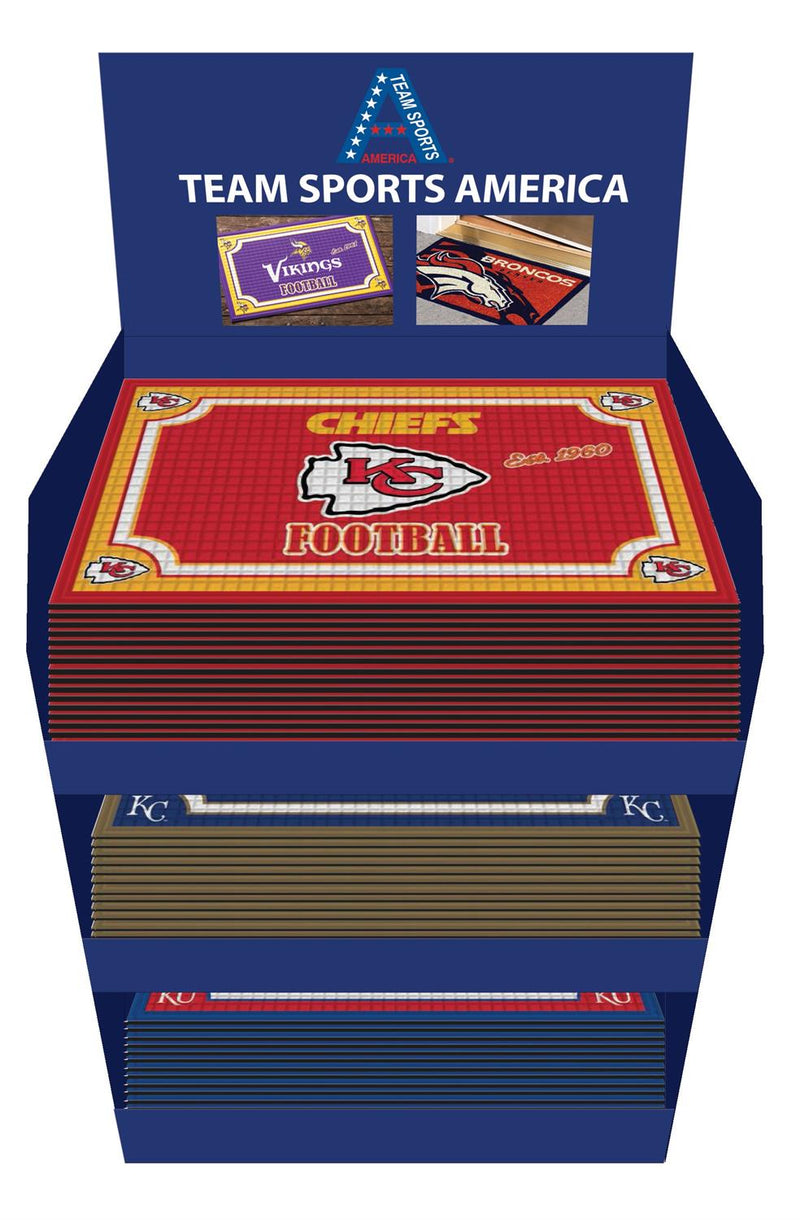 Emboss mat/coir mat display