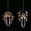 Napa Home Garden, GLASS STYLIZED ANGEL ORNAMENTS ,SET OF 2,z4470clg