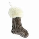 Napa Home Garden, VELVET & FUR MINI STOCKING,z4624gy