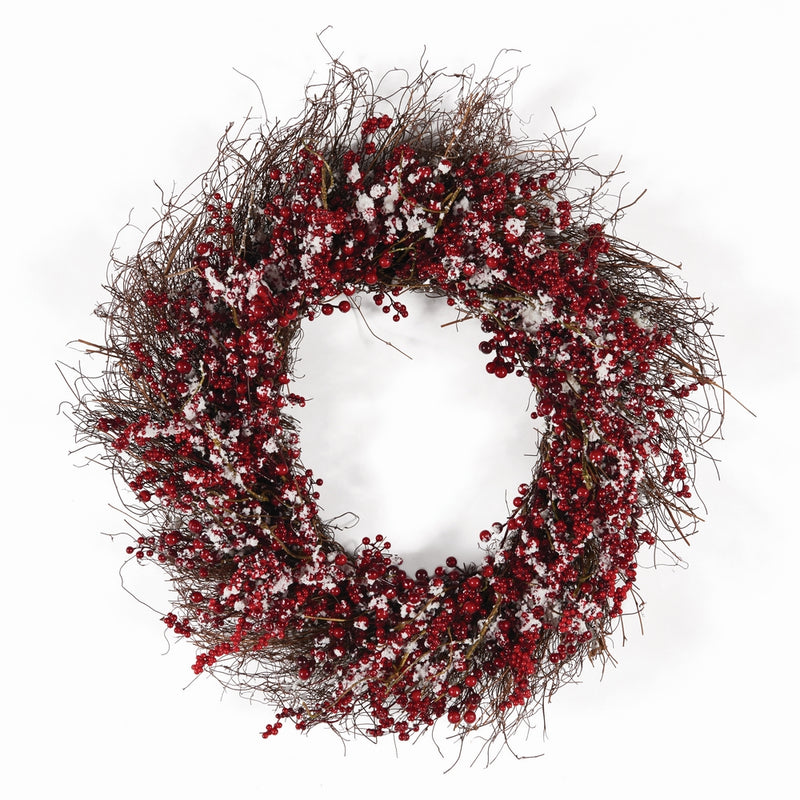 NAPA Home & Garden, SNOWY ILEX BERRY WREATH 34",Z5536RDW