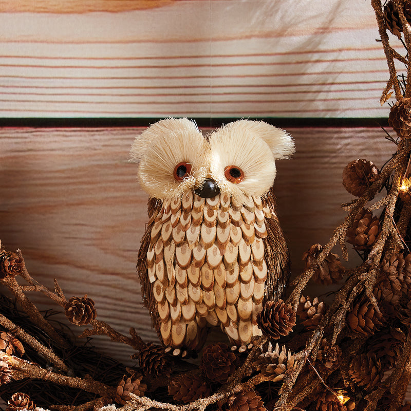 NAPA Home & Garden, WOODLAND SISAL OWL,Z7088NA