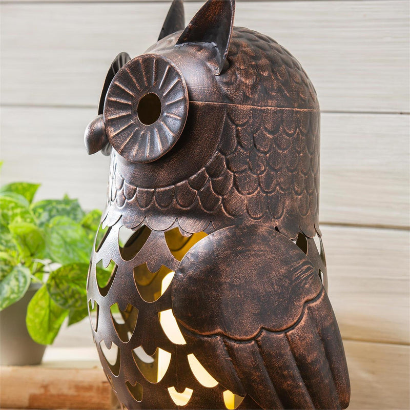 18"H LED Owl