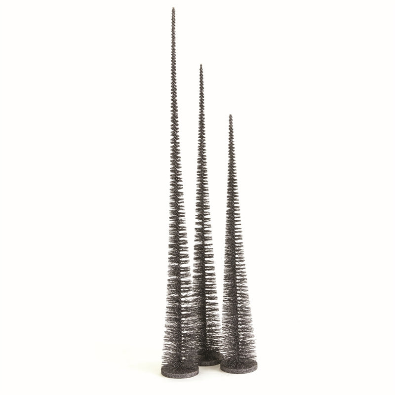 Napa Home Garden, SISAL SPIRES ,SET OF 3 CHARCOAL,zf5891gyd