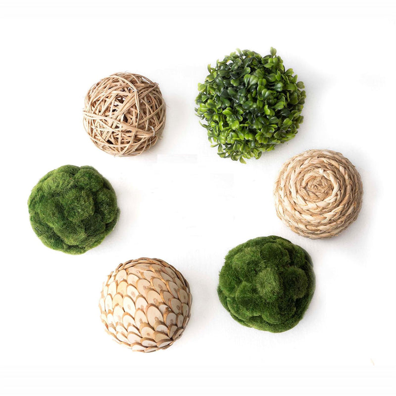 SDS 6 Pack 4in Orbs w Moss