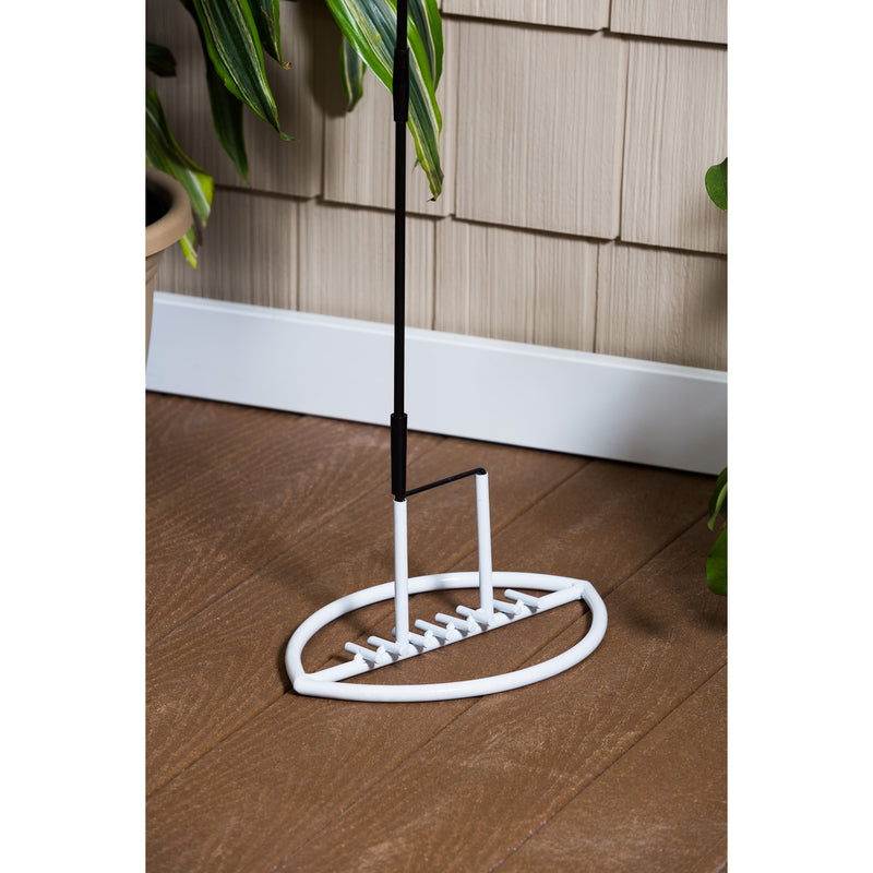 Goal Post Flag Base, white,01275