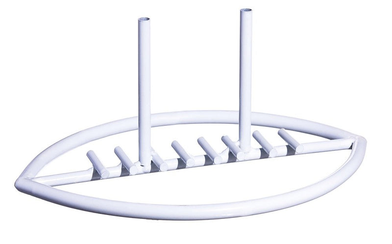 Goal Post Flag Base, white,01275