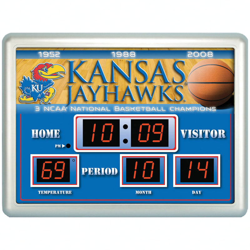 14"x19" ScoreBoard/Clock/Therm (NG)-U of Kansas,0127643