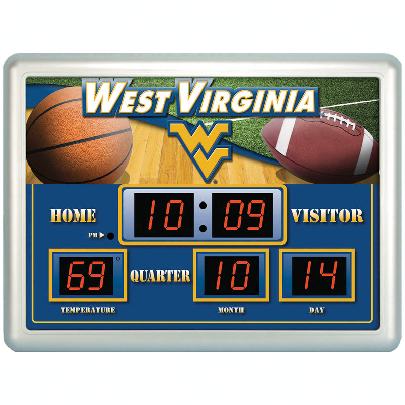 14"x19" ScoreBoard/Clock/Therm (NG)-West Virginia U,0127649