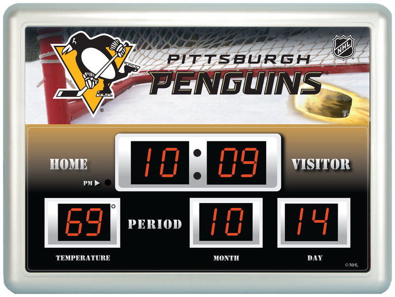 14"x19" ScoreBoard/Clock/Therm (NG)- Pittsburgh Penguins,0127916b