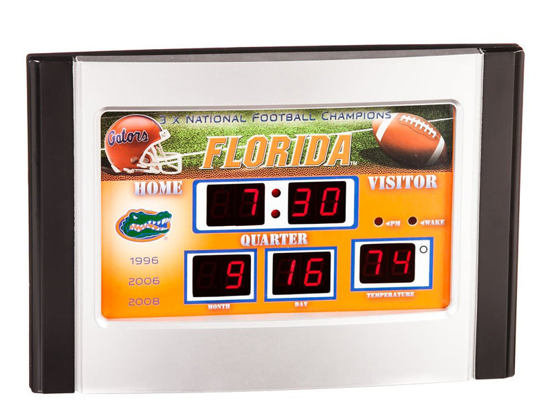Evergreen Enterprises 6.5"x9" Scoreboard Desk Clock (NG)- U Of Florida, 9.21'' x 3.3 '' x 6.41'' inches