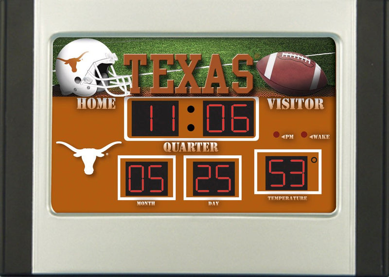 6.5"x9" Scoreboard Desk Clock (NG)- U of Texas @ Austin,0128604b