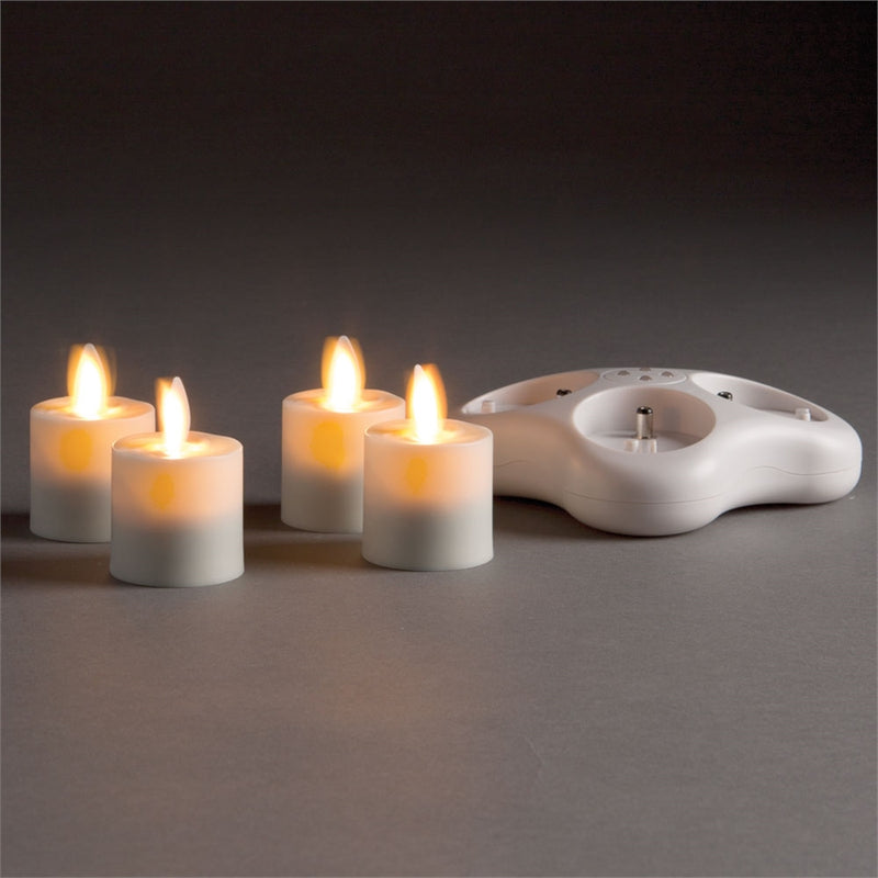 Napa Home Garden, LIGHTLI MVNG FLM RCHRGBL VOTIVE KIT,10013