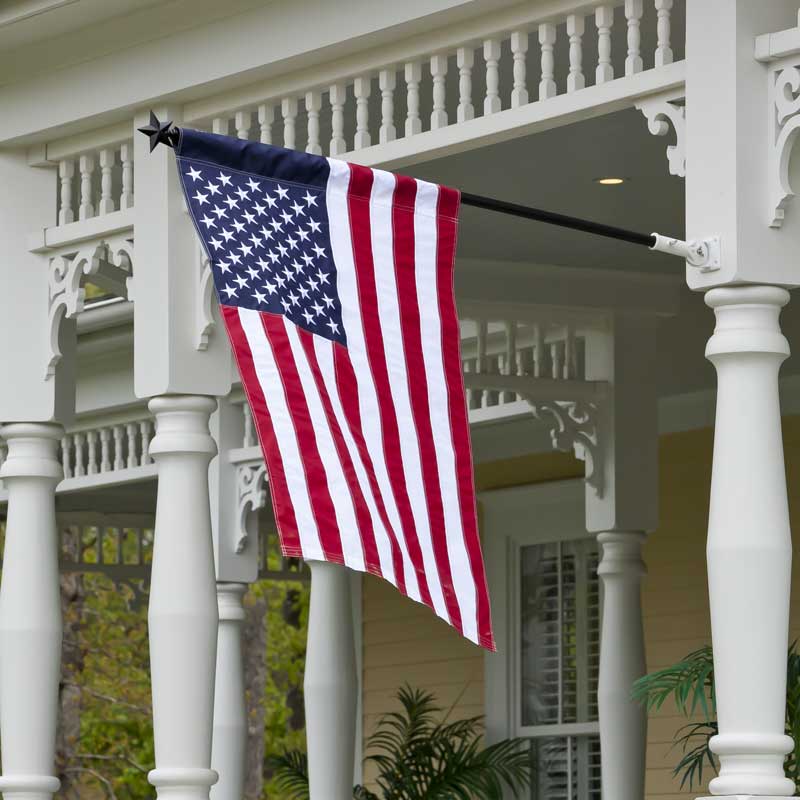 Evergreen Flag,American Flag House Applique Flag,28x0.5x44 Inches