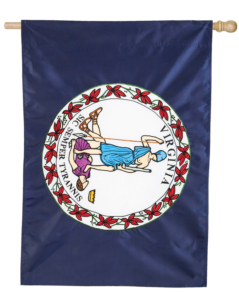 Virginia State Flag, Regular, Applique,10364