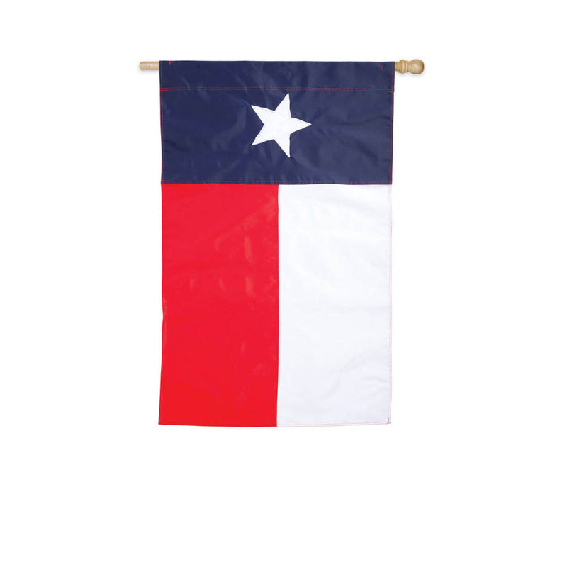 Evergreen Flag,Texas State Flag House Applique Flag,28x0.5x44 Inches