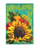 Fall Floral Suede House Flag,132046an