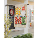 Home Gnome House Burlap Flag,13b10583