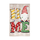 Home Gnome House Burlap Flag,13b10583
