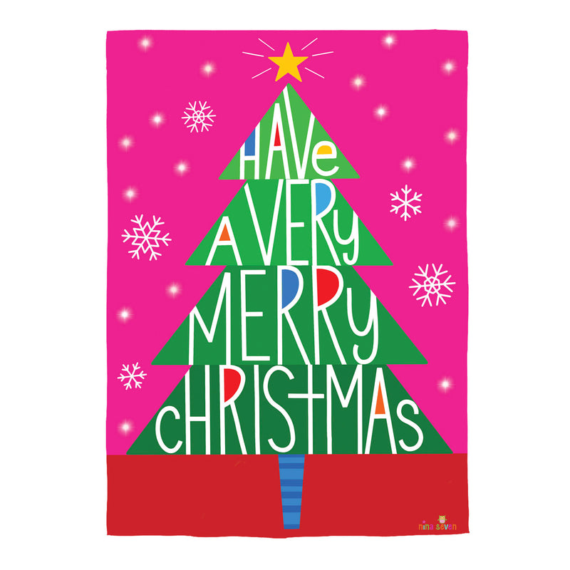 Have a Merry Christmas Burlap House Flag,13b12220