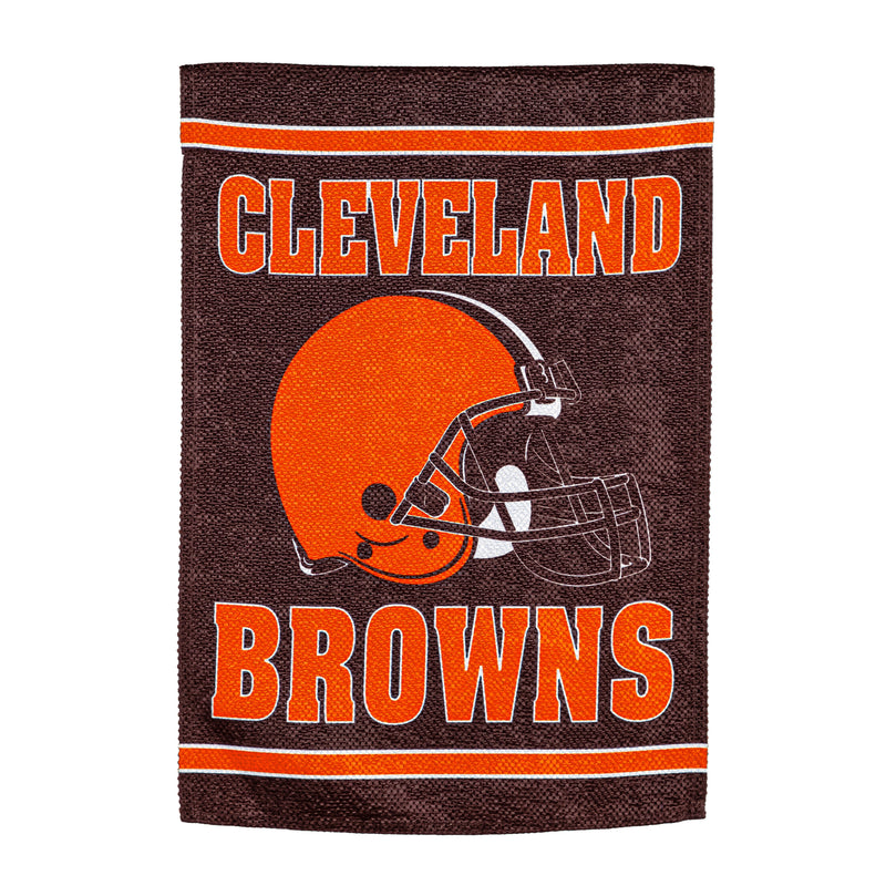 Embossed Suede Flag, House Size, Cleveland Browns,13es3807