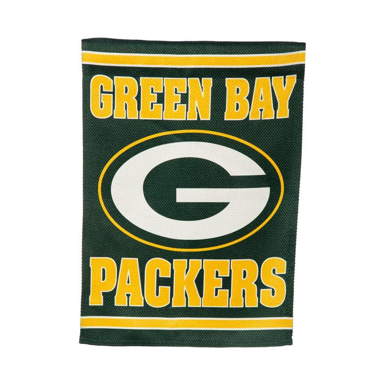 Embossed Suede Flag, House Size, Green Bay Packers,13es3811