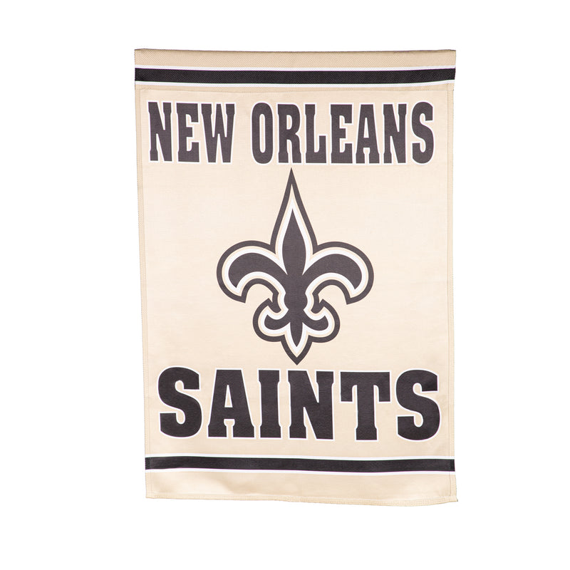 Embossed Suede Flag, House Size, New Orleans Saints,13es3819