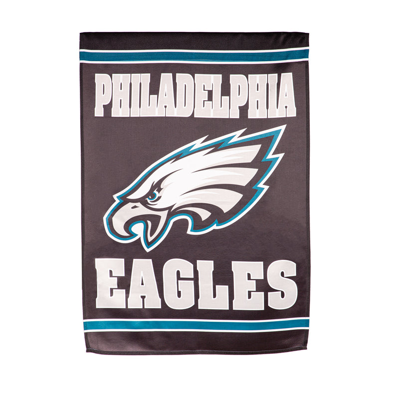 Evergreen Flag,Embossed Suede Flag, House Size, Philadelphia Eagles,28x0.2x44 Inches