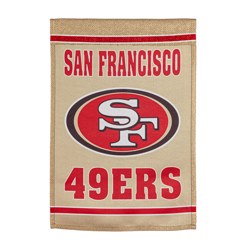 Embossed Suede Flag, House Size, San Francisco 49ers,13es3826