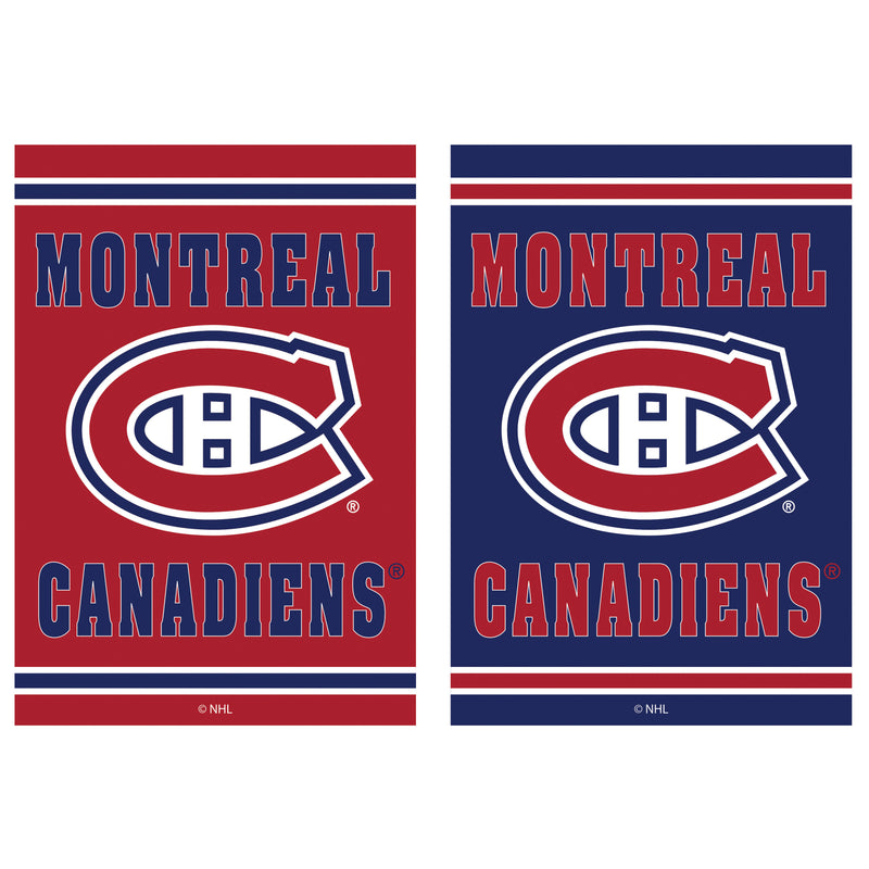 Embossed Suede Flag, House Size, Montreal Canadiens,13es4364