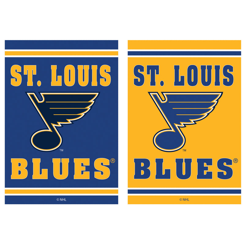 Embossed Suede Flag, House Size, St Louis Blues,13es4374