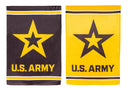 Embossed Suede Flag, House Size, Army,13es5063