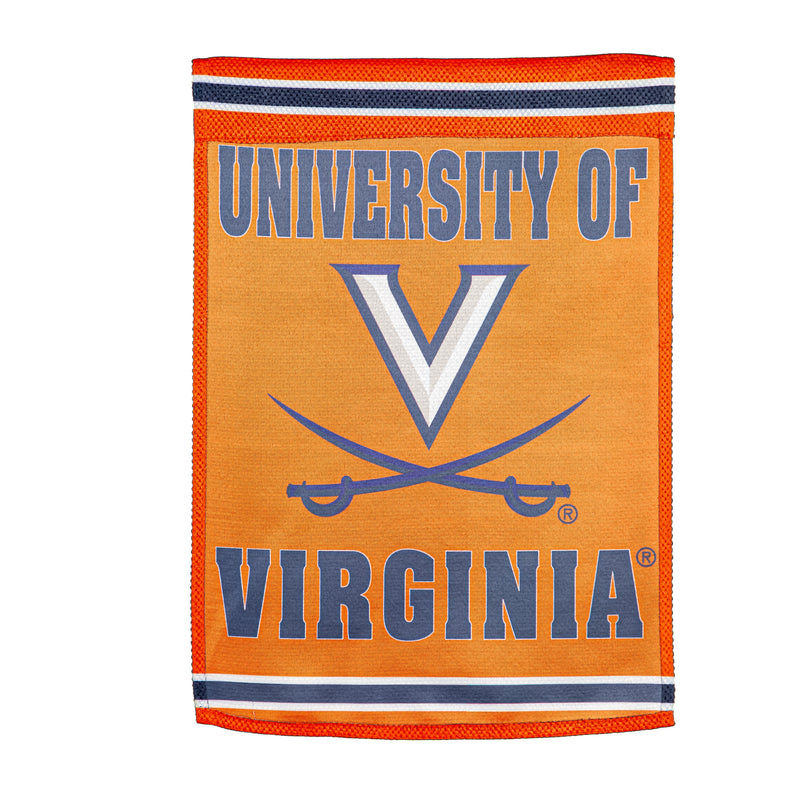 Embossed Suede Flag, House Size, University of Virginia,13es901