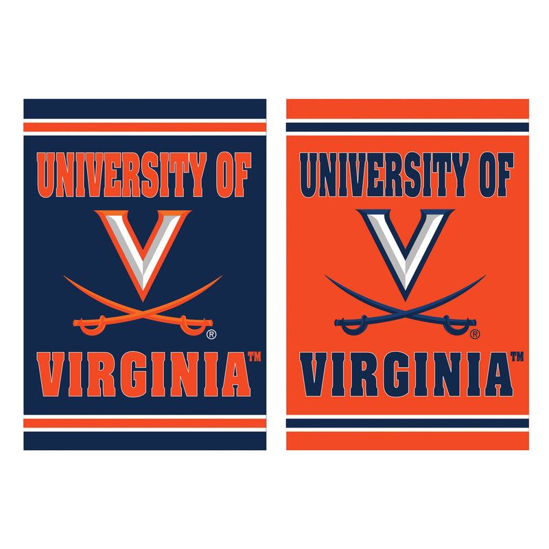 Embossed Suede Flag, House Size, University of Virginia,13es901