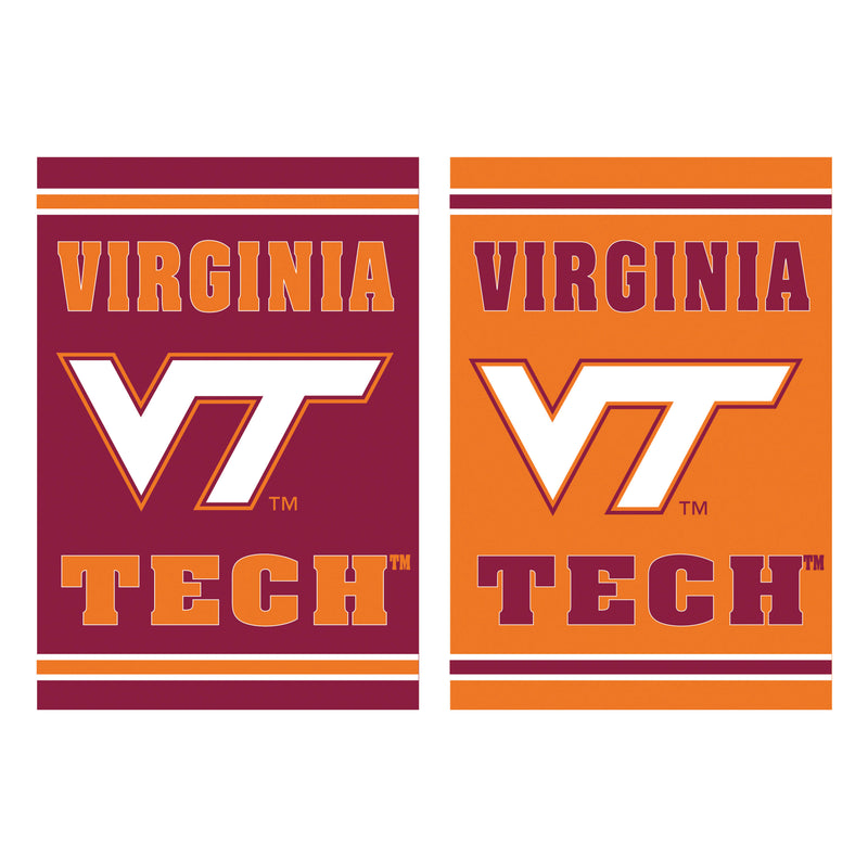 Embossed Suede Flag, House Size, Virginia Tech,13es903