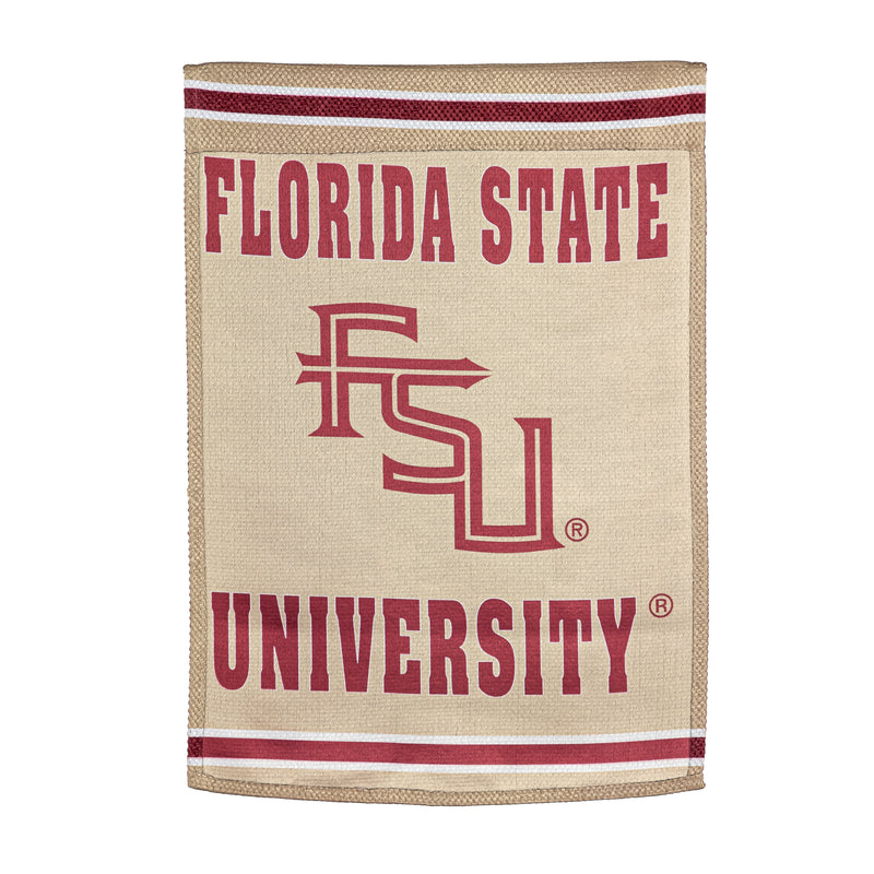 Embossed Suede Flag, House Size, Florida State University,13es918