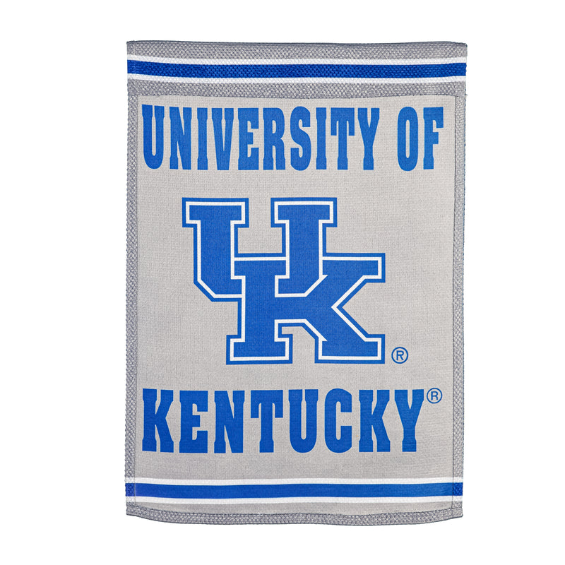 Evergreen Flag,Embossed Suede Flag, House Size, University of Kentucky,28x0.2x44 Inches