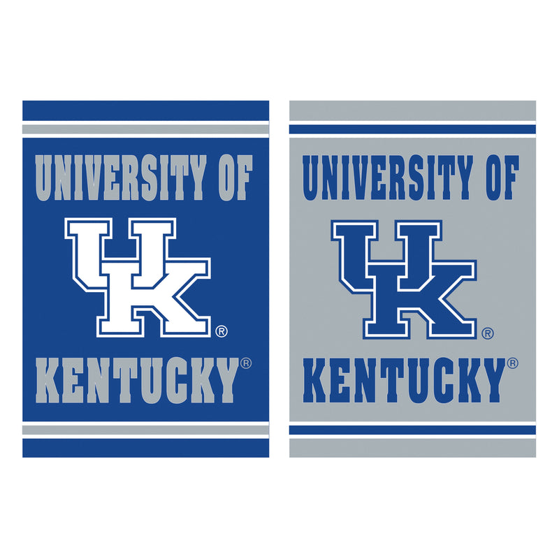 Evergreen Flag,Embossed Suede Flag, House Size, University of Kentucky,28x0.2x44 Inches
