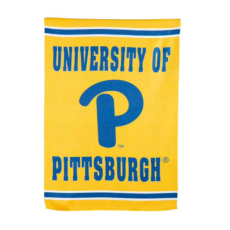 Embossed Suede Flag, House Size, University of Pittsburgh,13es961