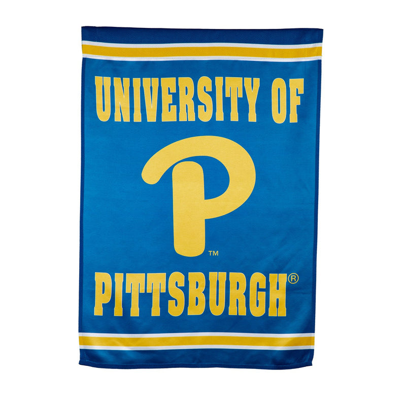 Embossed Suede Flag, House Size, University of Pittsburgh,13es961