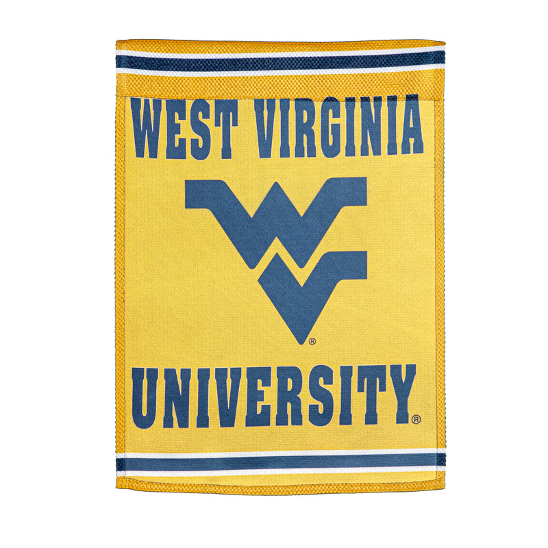 Embossed Suede Flag, House Size, West Virginia University,13es967