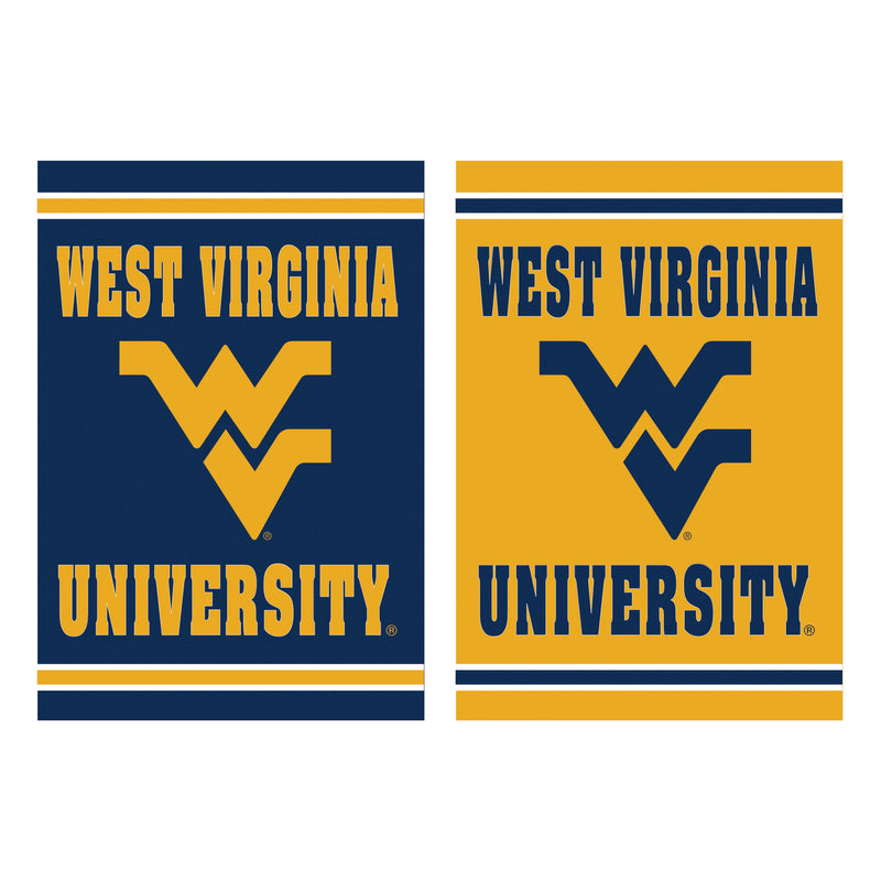 Embossed Suede Flag, House Size, West Virginia University,13es967