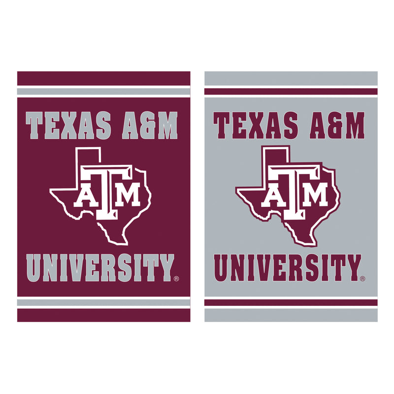 Embossed Suede Flag, House Size, Texas A&M,13es969