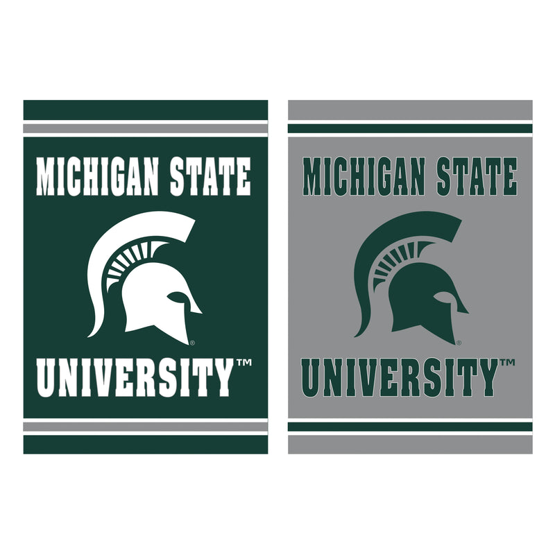 Embossed Suede Flag, House Size, Michigan State University,13es971