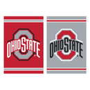 Embossed Suede Flag, House Size, Ohio State University,13es973