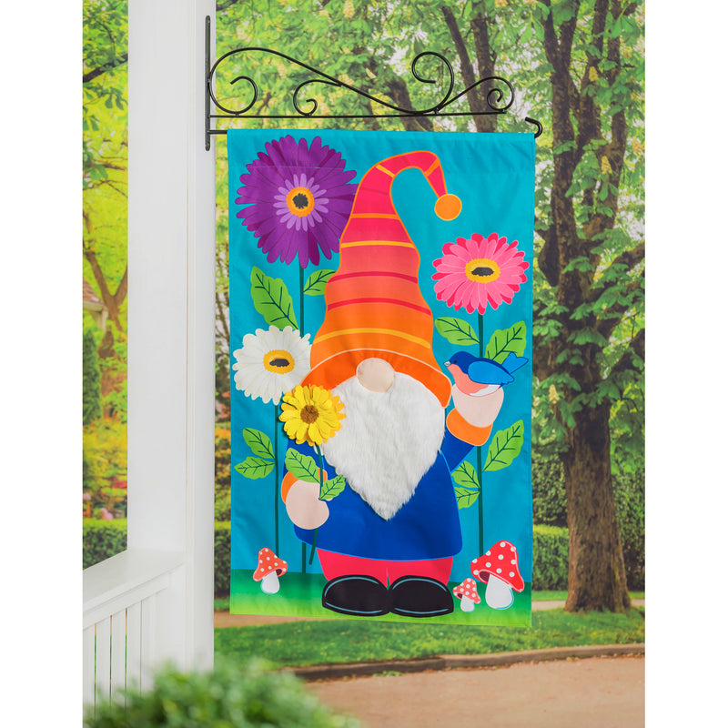 Garden Gnome House Linen Flag,13l9670