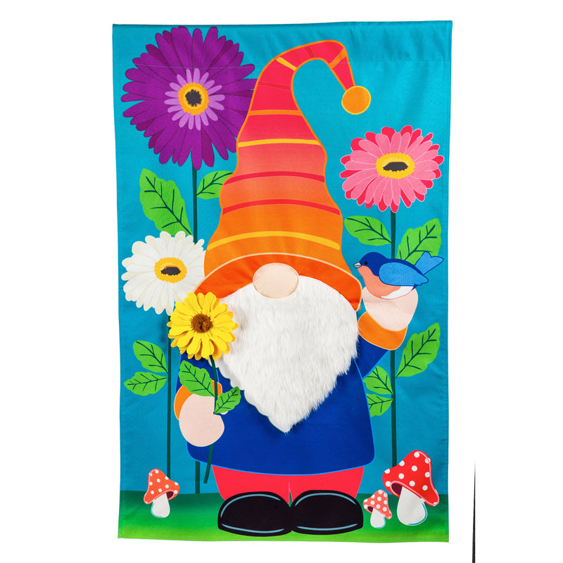 Garden Gnome House Linen Flag,13l9670